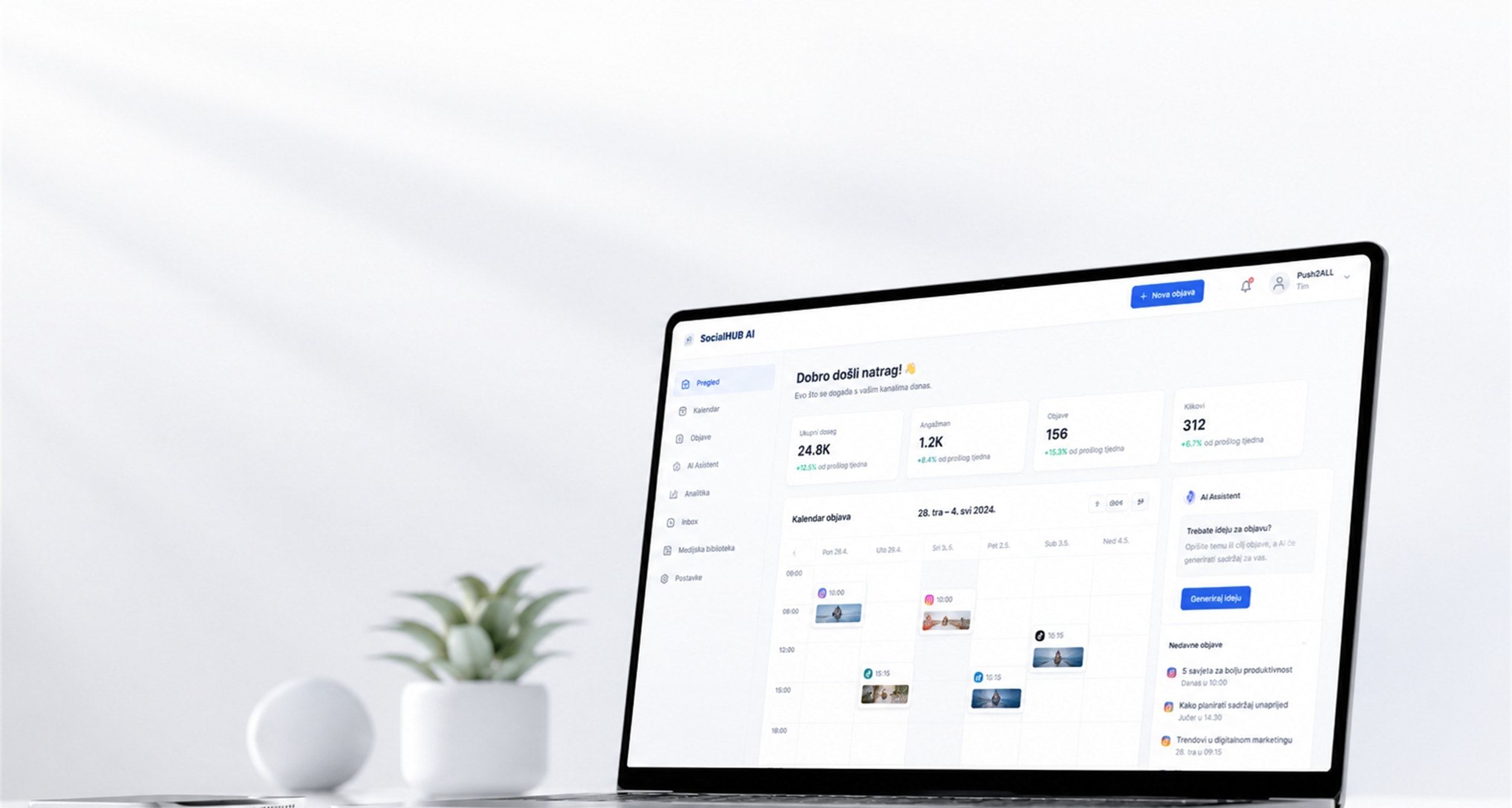 Push2All — Social media alat